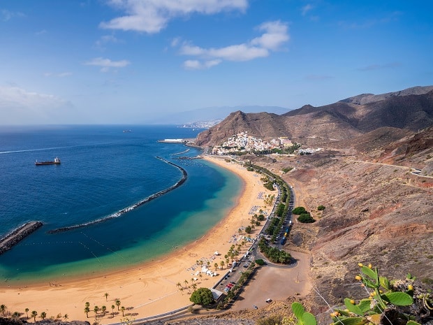 Playa,De,Las,Teresitas,,San,Andres,,Tenerife,,Canary,Islands,,Spain,