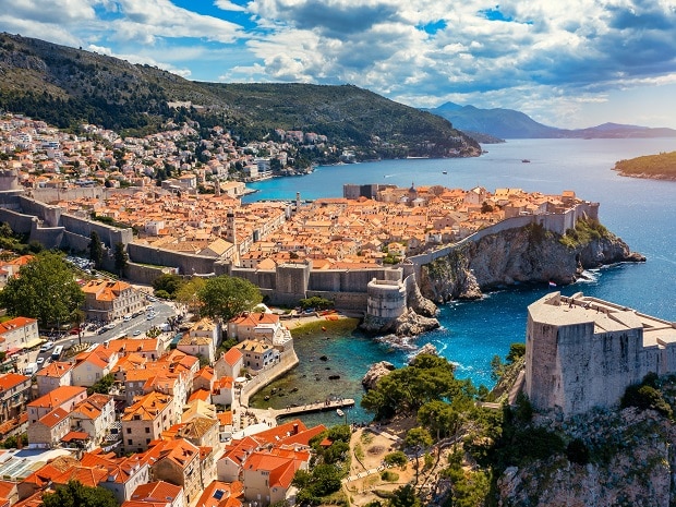 Fort,Lovrijenac,Of,Dubrovnik,City,Of,Croatia.,Lovrijenac,Fortress,,Over